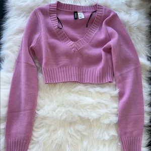 Pink sweater